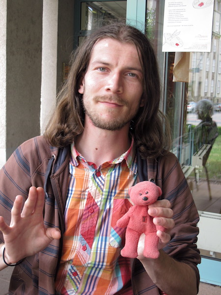 The last photograph of Tbear in the hands of Philipp.