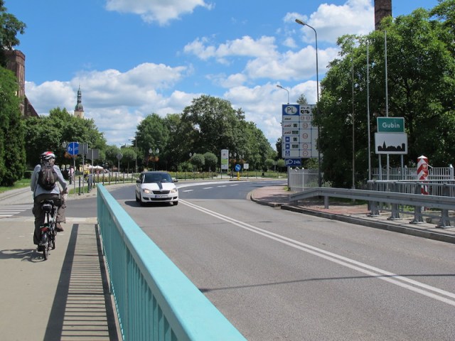Crossing the Neisse River into Poland. 