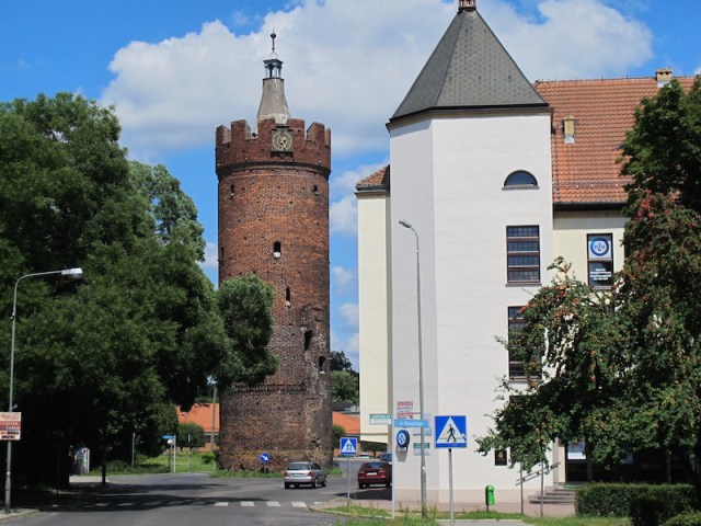 In Gubin, the Fat Tower, part of the now non-existent wall fortification. Built around 1530. 