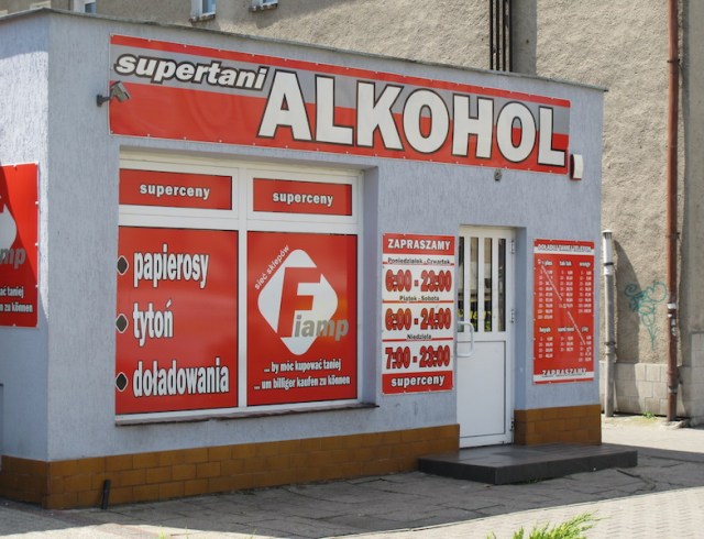 Polish bottle shop. 