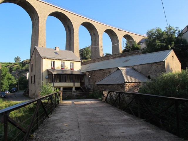The amazing railway viaduct at Mirandol. 