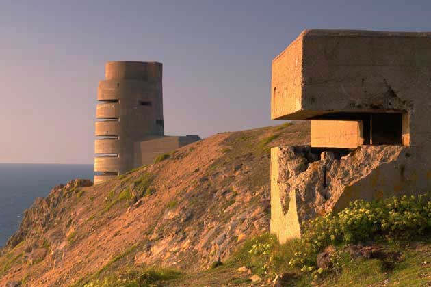 German WW2 fortifications. Hitler demanded the Channel Islands, including Jersey, be turned into an impregnable fortress. Image credit: www.jersey.com (Tourism Jersey web site) 