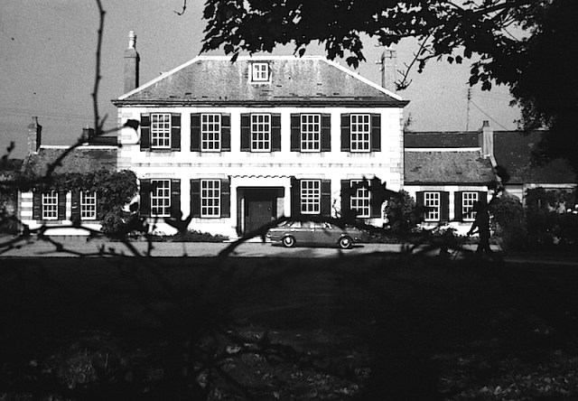 The Georgian mansion where we stayed on Jersey. Photo taken in 1972. 