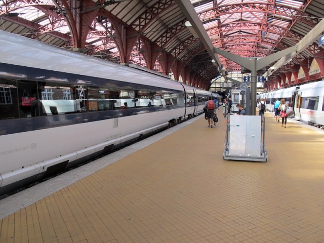 Copenhagen railway station.