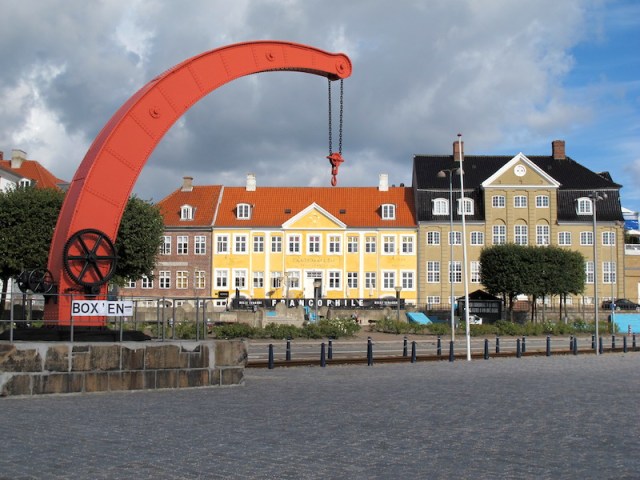 The crane in the bottom left corner of the above 1938 photograph. 