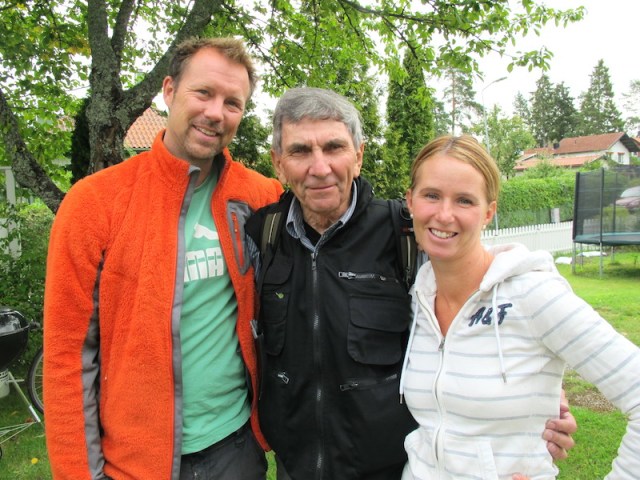 William (Sara’s husband) yours truly and Sara. 