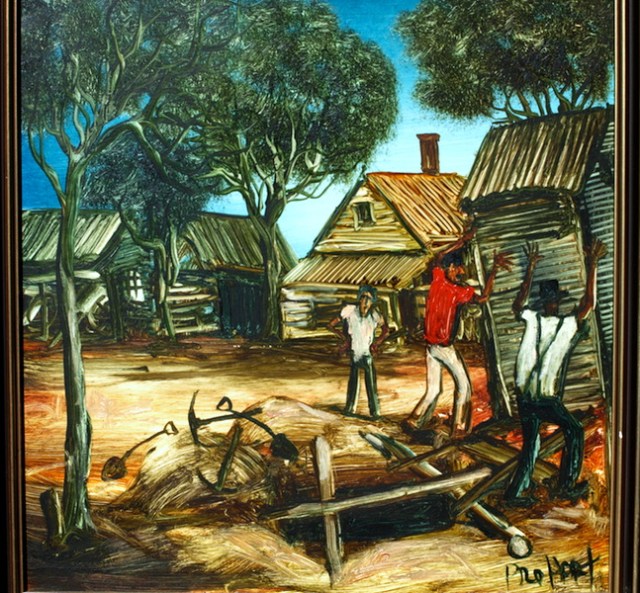 The ‘Dunny Diggers’ by the late Pro Hart. 