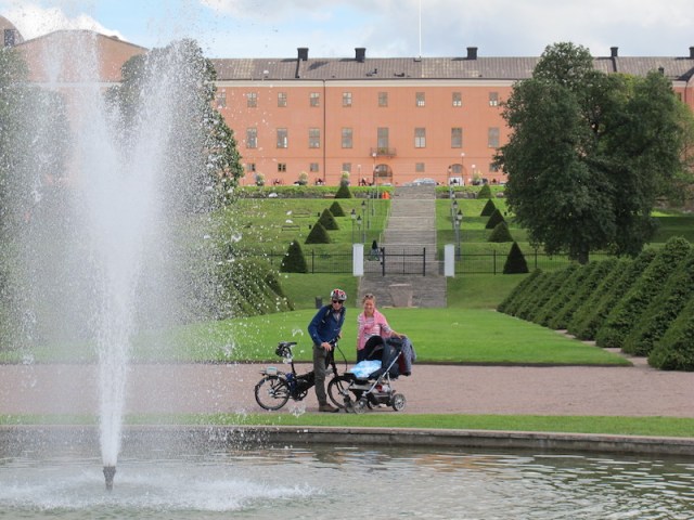  Baroque Garden section of the Uppsala Botanical Gardens. 