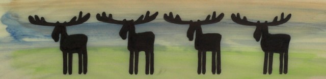  A drawing I did for Filippa and Julia, two up and coming artists mentioned in the Sweden post March 2015. 