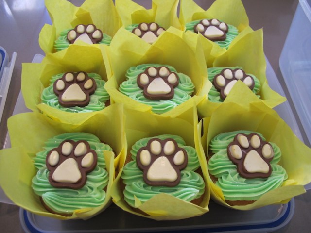 Gill’s cupcakes had a distinct dog flavour, not in taste but in theme. 