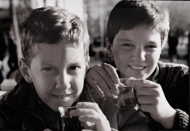  Supping on chi, Tekirdag near Gallipoli Turkey. 