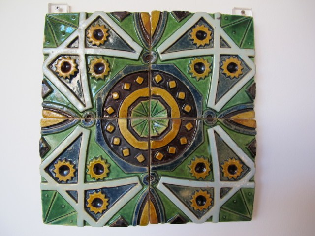 My first choice. Each of the four tiles in this group was approximately 150mm square. 