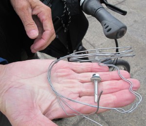 The hazards of getting off the bike paths or the well-beaten tracks. 