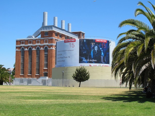 Restored power station along the way. 