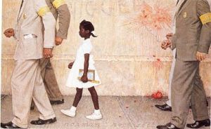 The problem we all live with by Norman Rockwell. 