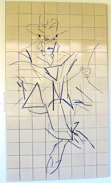 Bev’s second choice and she chose this one because of it’s simple uncluttered nature, very different to most of the tiles found in Lisbon. 