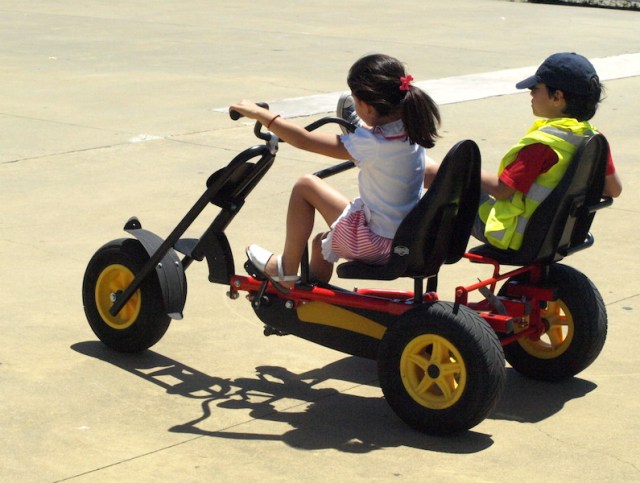 A two-kid powered version. 