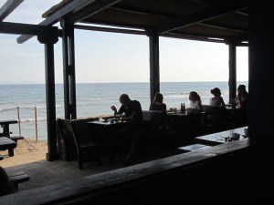 The beach bar today. 