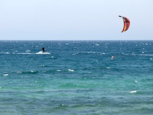 Wind, wind and more wind.  Looking across the Strait of Gibraltar towards Morocco.  