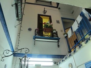 Central alcove of the hostel. 
