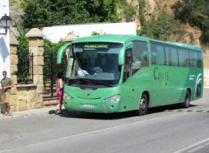 The bus to Algeciras.  This really is a boring photograph but I include it for the bus spotters who read this blog.