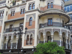 Balcony detail. 