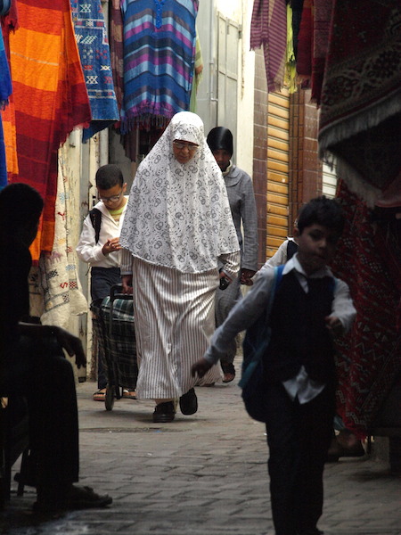 Everywhere in Tangier there is colour. 