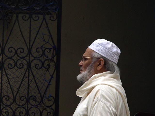 Refined-looking gentleman. Skullcaps such as the one this man is wearing were often worn under the fez. 