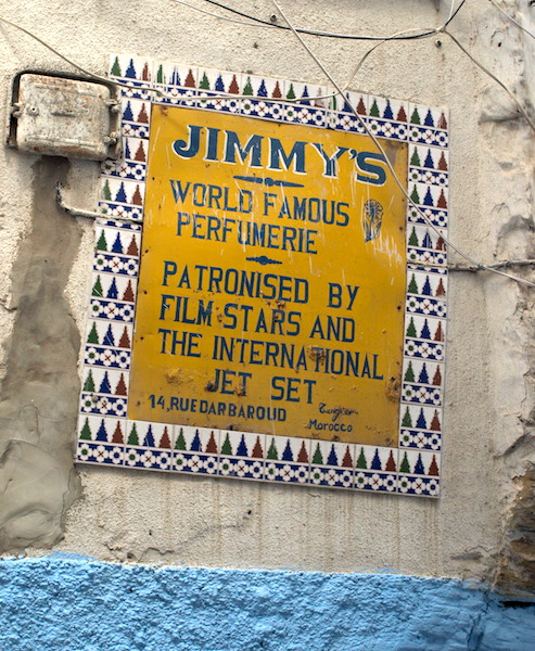 Sign near the Hotel Continental entrance indicating better times. As far as I could see the perfumery is no longer operational. 