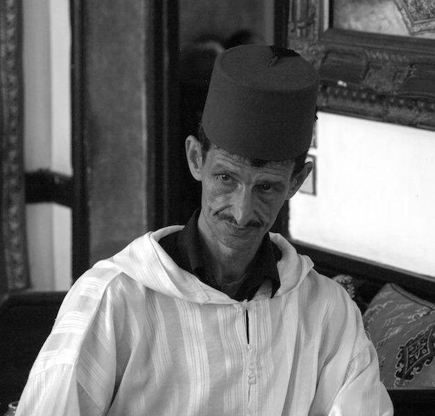 The fez-topped drummer.