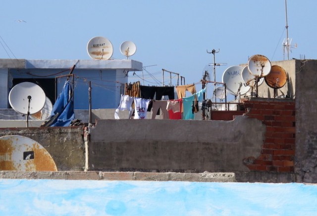 Looking into the higher parts of the medina. 