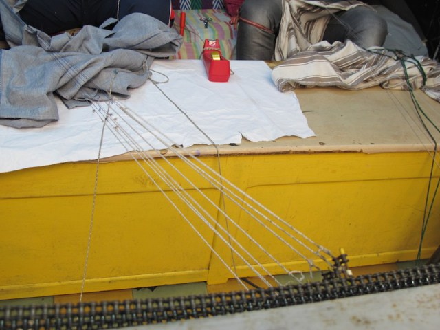 View from the back of the unit towards the sewer. 