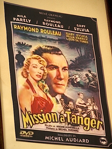 Film poster Tangier. 