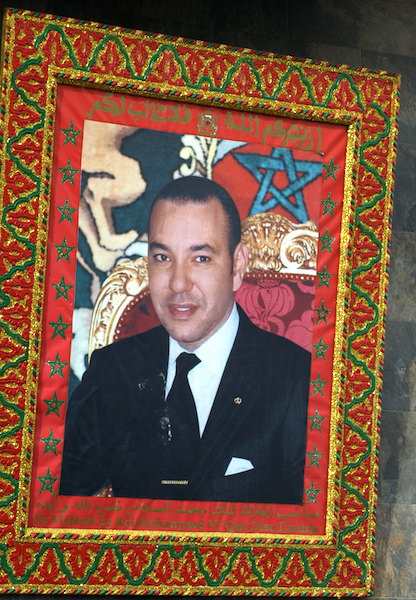 The king of Morocco. 