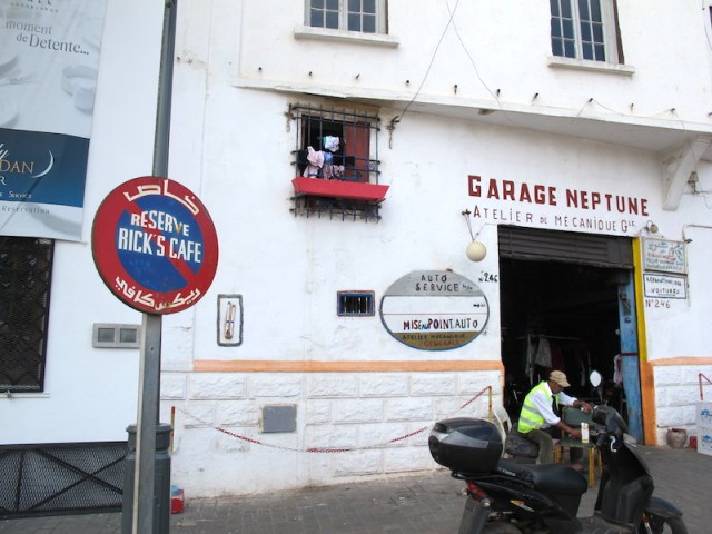 Garage Neptune, next door to Rick’s Café.