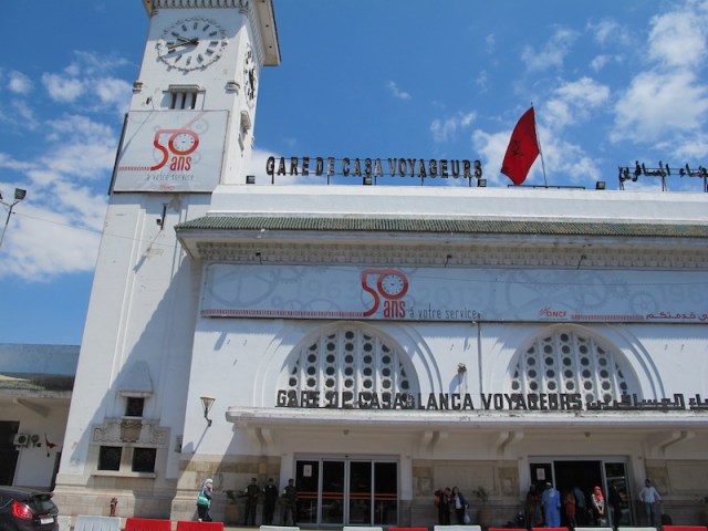 Casablanca Railway Station.
