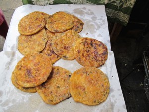 Moroccan style crepes. 