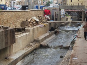 A creek adjacent to the tanneries. 