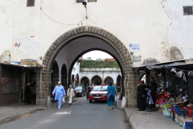 Entrance to the markets within the Old French Quarter. 