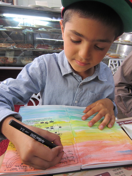 Rayan’s brother leaving a message. 