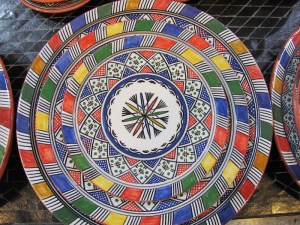 Hand painted plate. 
