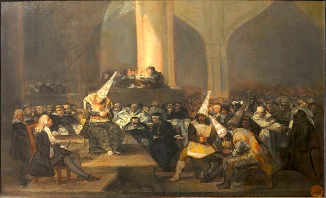 35 Goya painting Spanish Inquisition