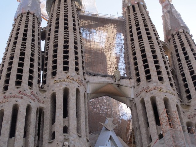 The work goes on. I bet the local pigeons are watching with glee and can’t wait to move into probably the most expensive modern day cote in the world. 