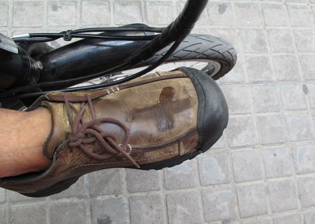 The wet crucifix. I tried explaining my action to the workman but I think he thought me mentally challenged. 