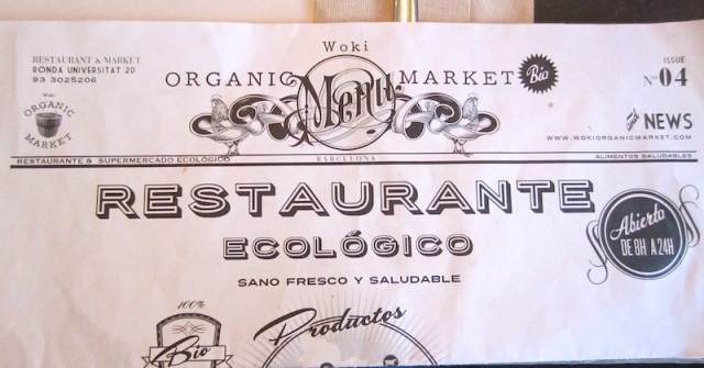 A great Barcelona restaurant for healthy food.