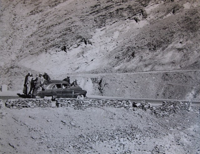 A local taxi going up the Khyber Pass. 