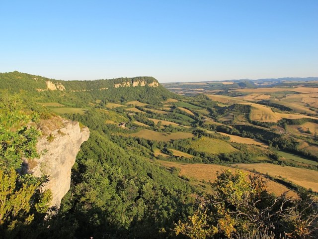 The countryside around Tournemire. 