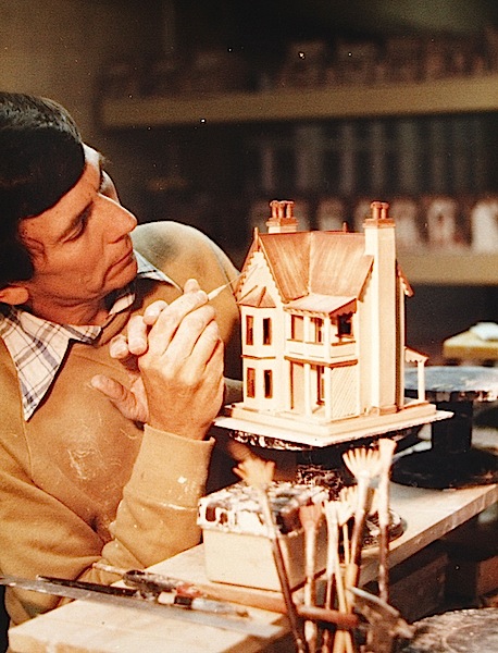 Working on a porcelain Victorian era house in the 1980s. 