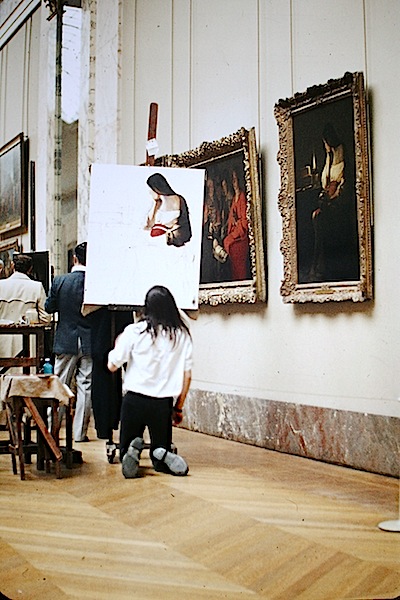 A photograph I took in the Louvre in 1973. 