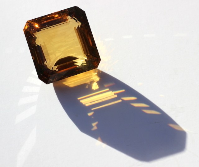Natural citrine. I have never had the piece tested for quality so I’m hoping it isn’t synthetic.